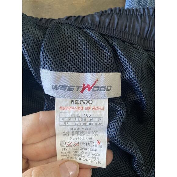 Westwood Hybrid Life‎ Sport Mens XL Navy Track Suit Rain Jacket Pants Set - Picture 7 of 7